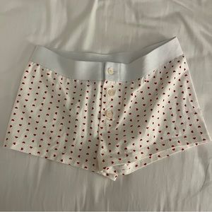 NWT brandy melville heart boxers